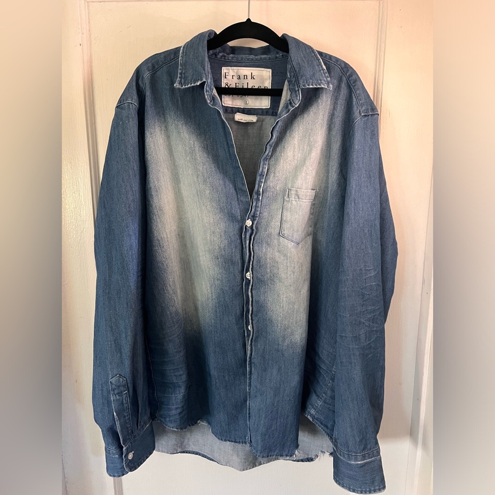 Frank & Eileen “Eileen” denim shirt.